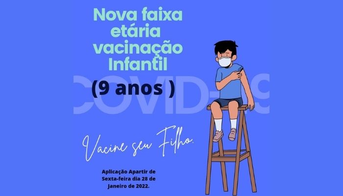 Rio Bonito - A partir do dia 28 nova faixa etária para vacinação de crianças
